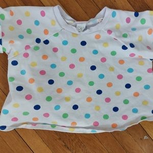 Vintage carters poke a dot shirt made in usa size 4